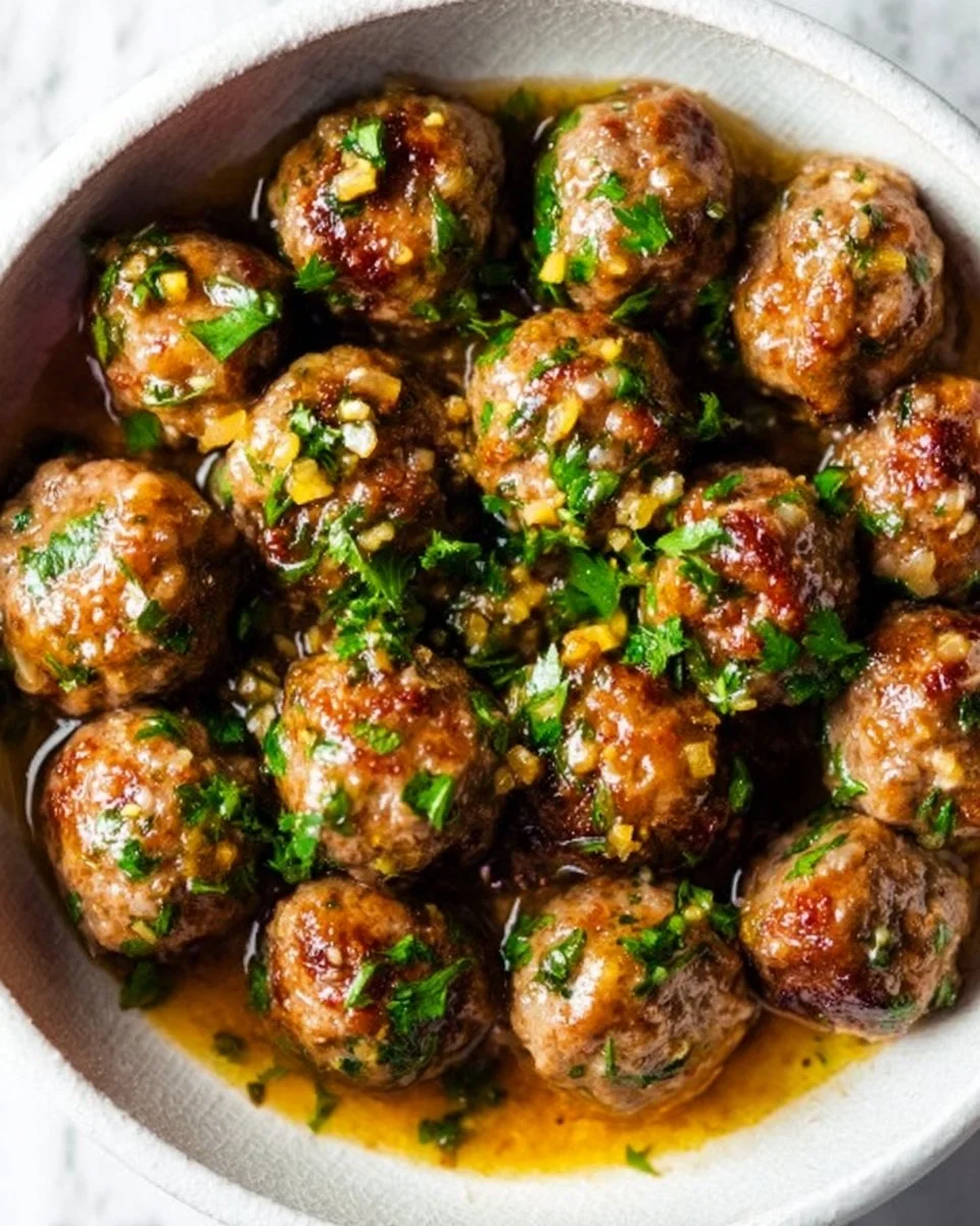 Crispy 30-Minute Copycat Keto Garlic Butter Meatballs