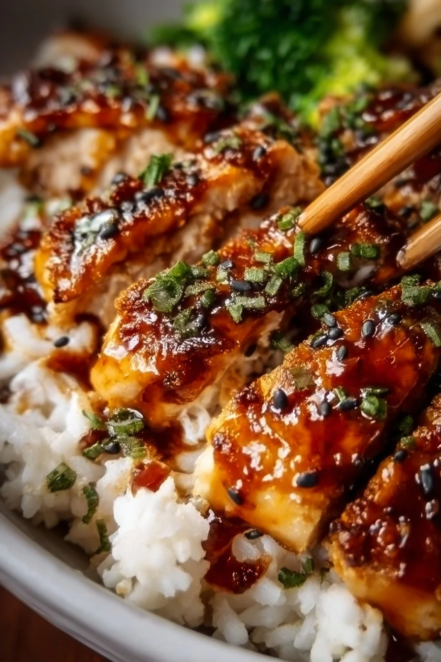Delicious Sticky Chicken Rice Bowls: An Incredible Ultimate Recipe