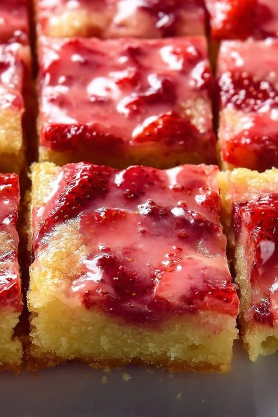 Ultimate 30-Minute Copycat Strawberry Lemon Blondies