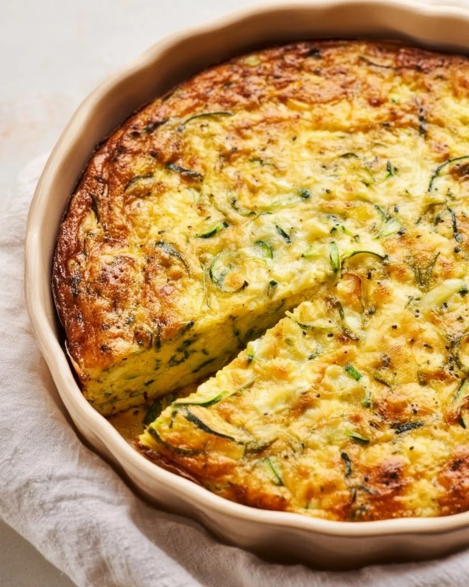 Creamy 20-Minute Cottage Cheese Zucchini Copycat Quiche