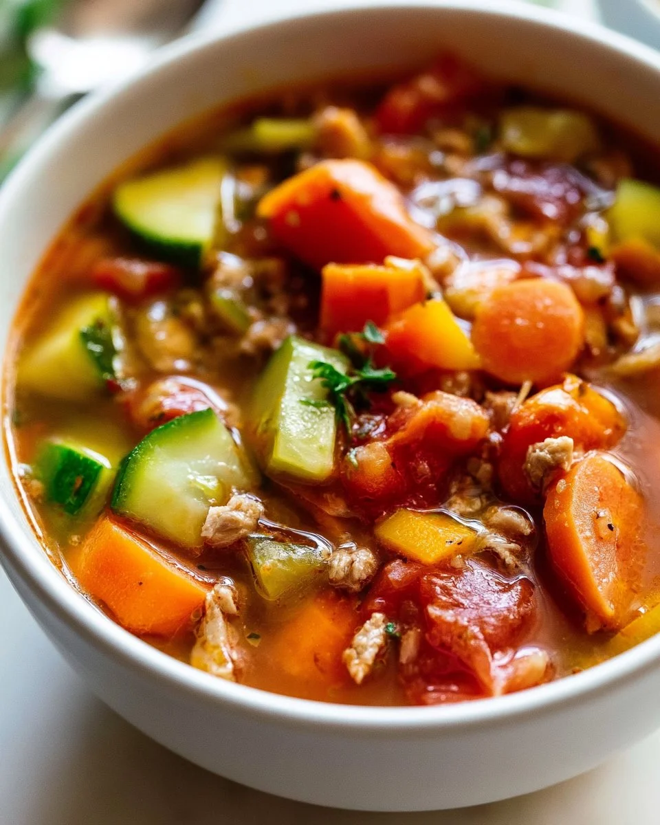 Creamy Copycat 30-Minute Cottage Cheese Turkey Vegetable Soup