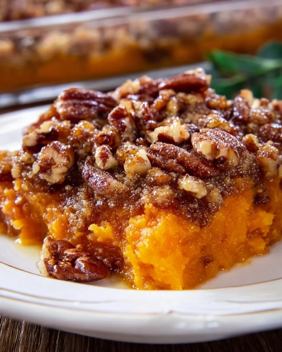 Creamy One-Pan 30-Minute Copycat Sweet Potato Pecan Casserole