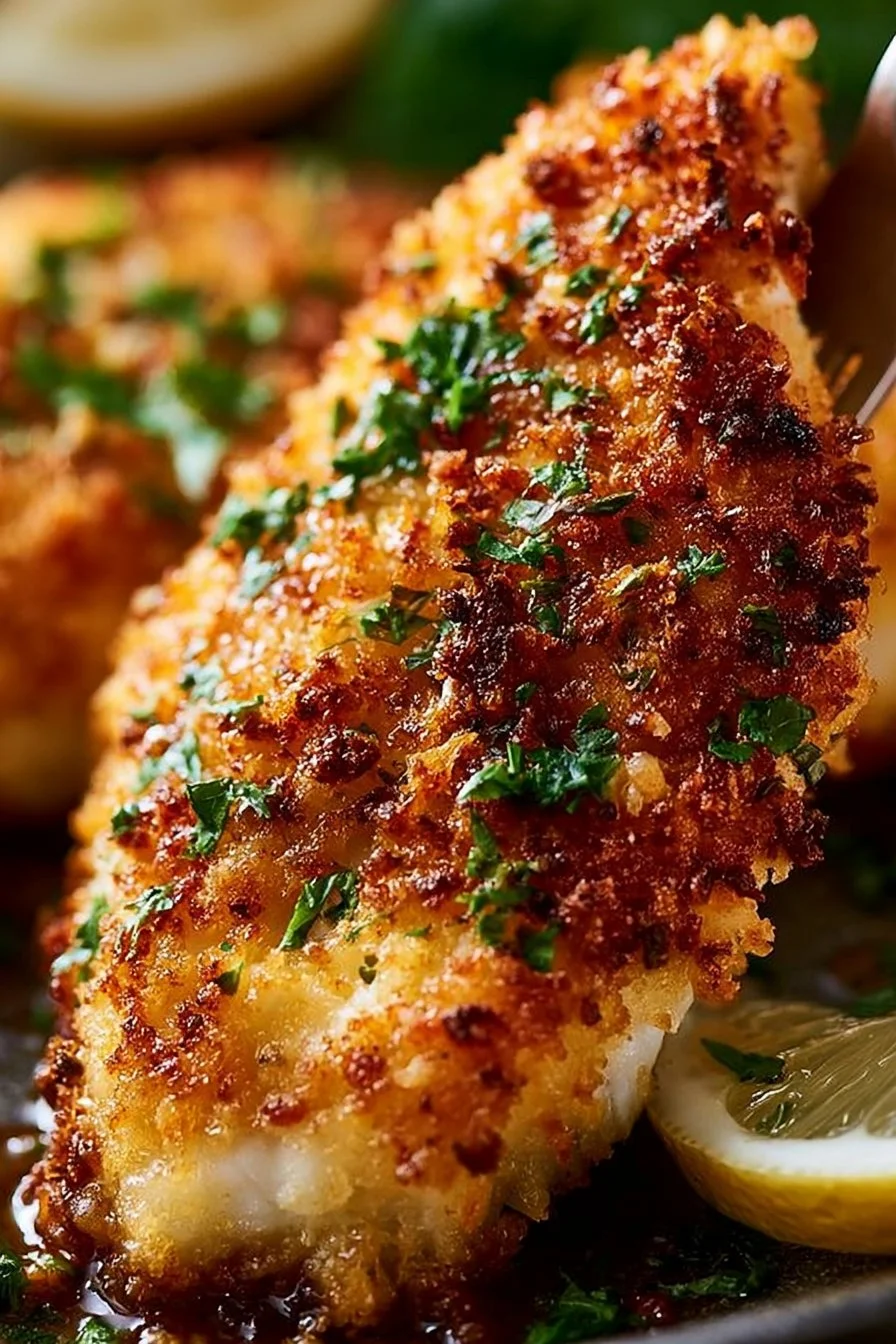 Crispy 20-Minute Copycat Parmesan Crusted Tilapia