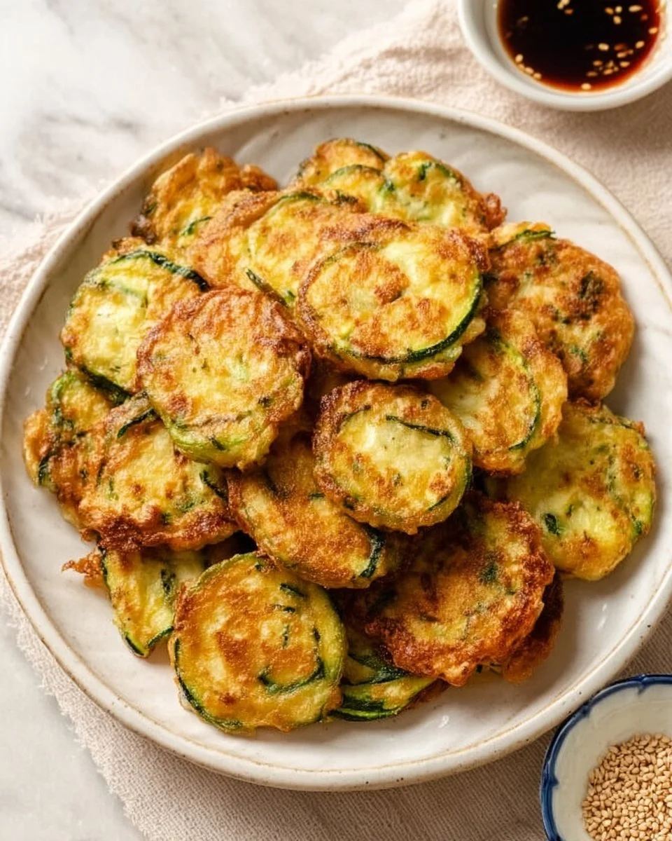 Crispy 20-Minute Copycat Sesame Zucchini Fritters