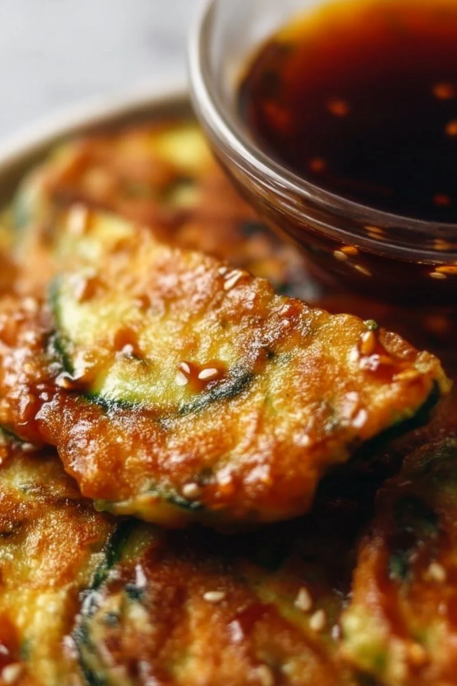 Crispy 20-Minute Copycat Sesame Zucchini Fritters