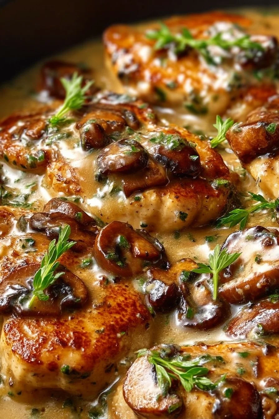 Crispy One-Pan 20-Minute Copycat Mushroom Chicken