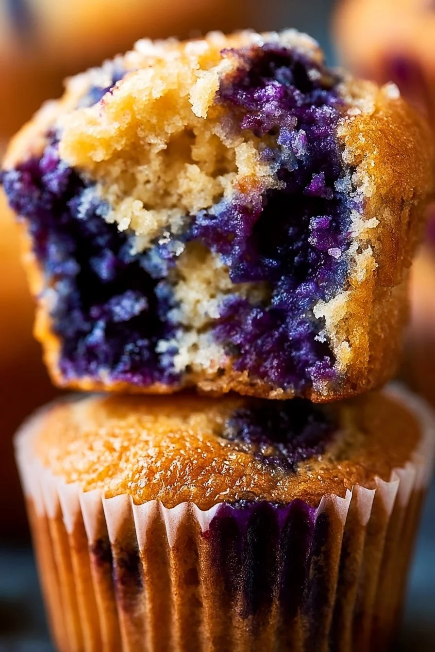 Easy 7 Ingredient Keto Blueberry Muffins