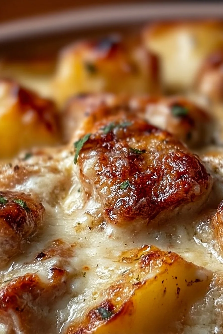 Garlic Parmesan Crockpot Chicken and Potatoes