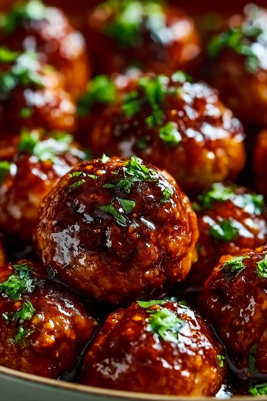 Juicy 20-Minute Copycat Honey-Sriracha Sweet Chili Meatballs