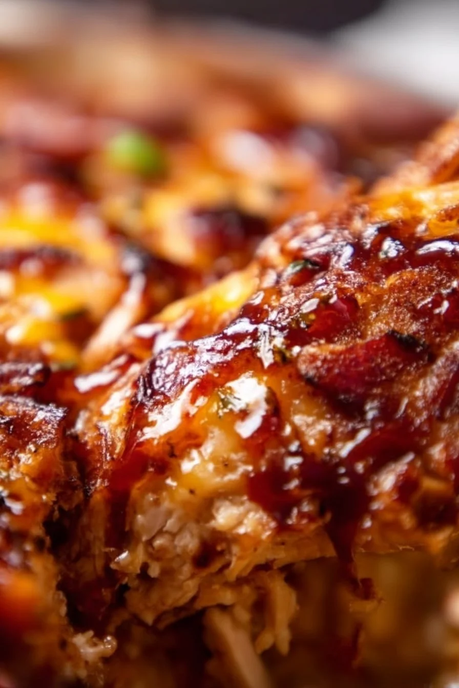 Keto BBQ Chicken Casserole
