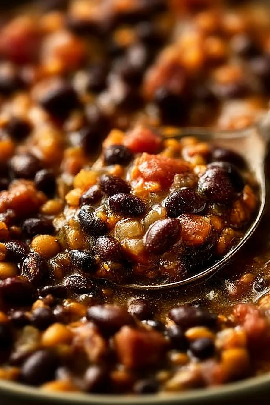 Minute Copycat Protein-Packed Black Bean and Lentil Soup