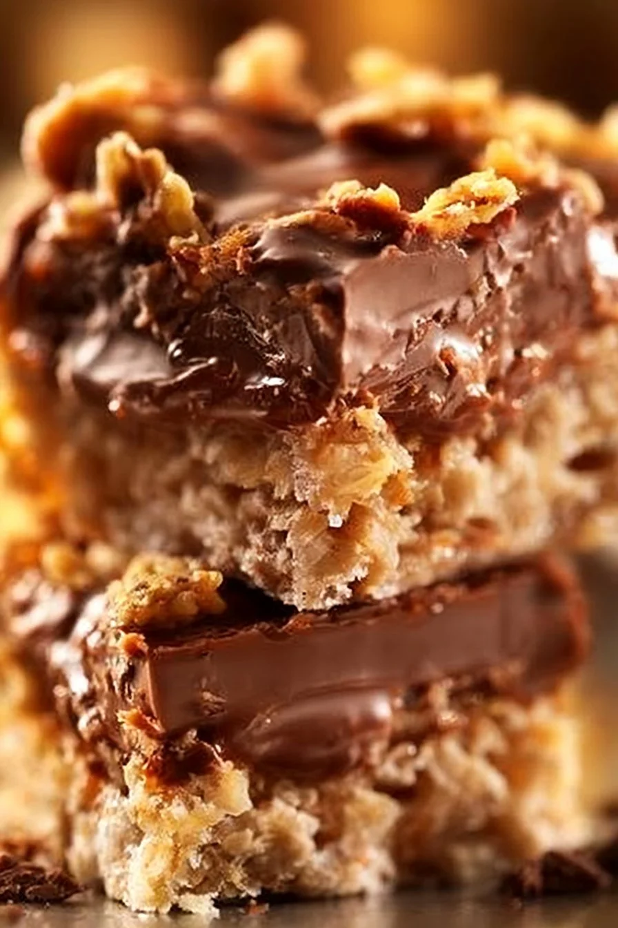No-Bake Chocolate Oatmeal Bars