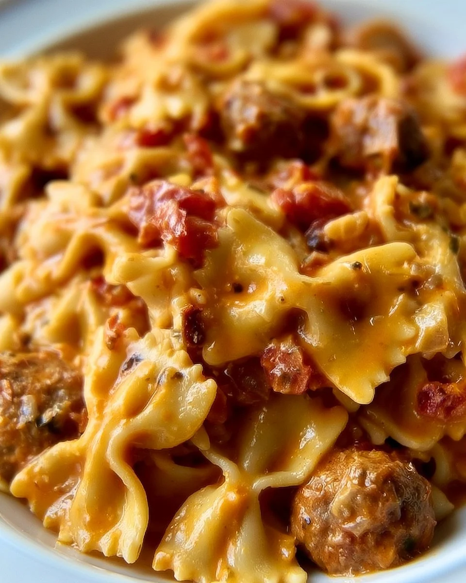 One Pot Creamy Cajun Sausage Pasta