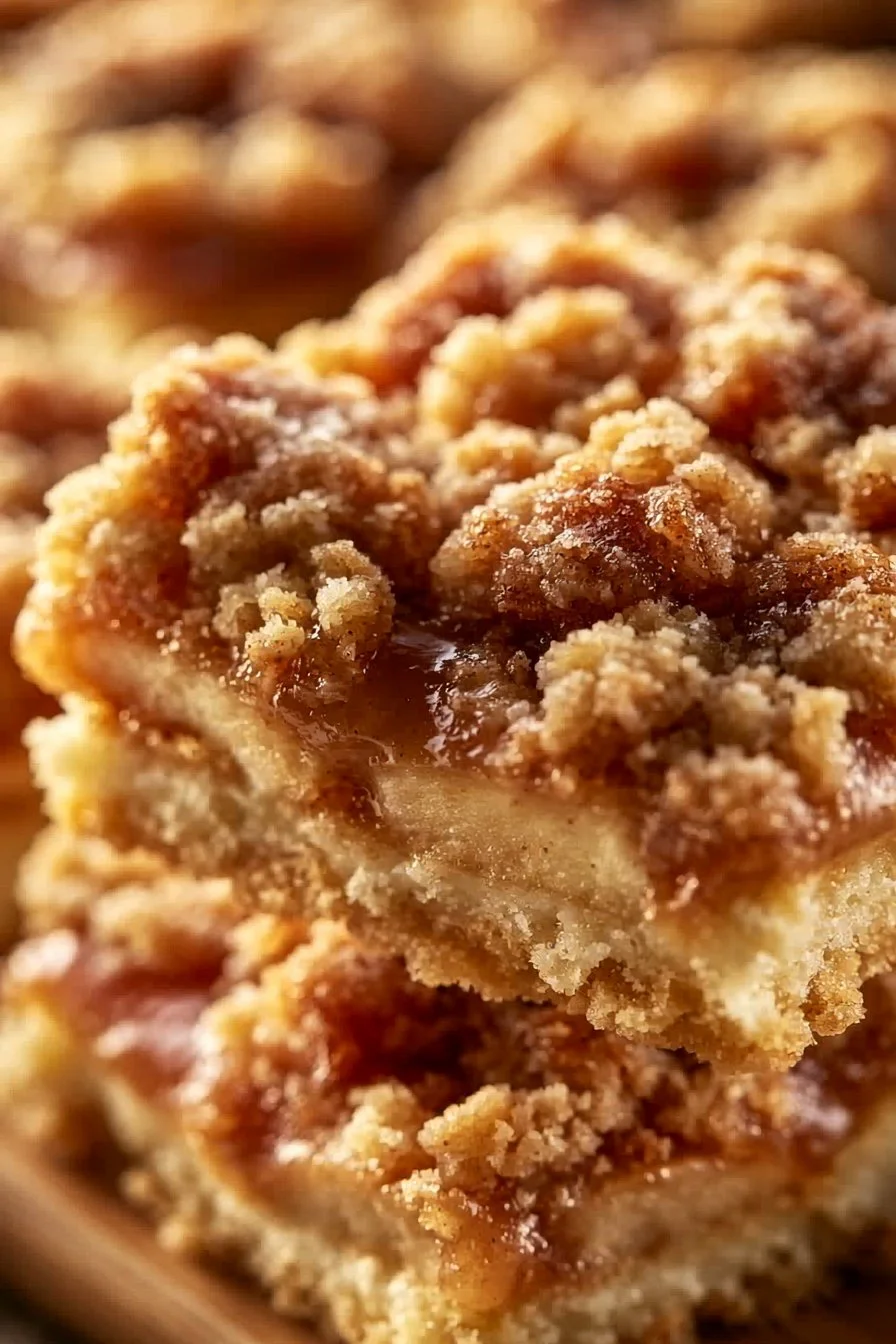 Apple Crisp Shortbread Bars