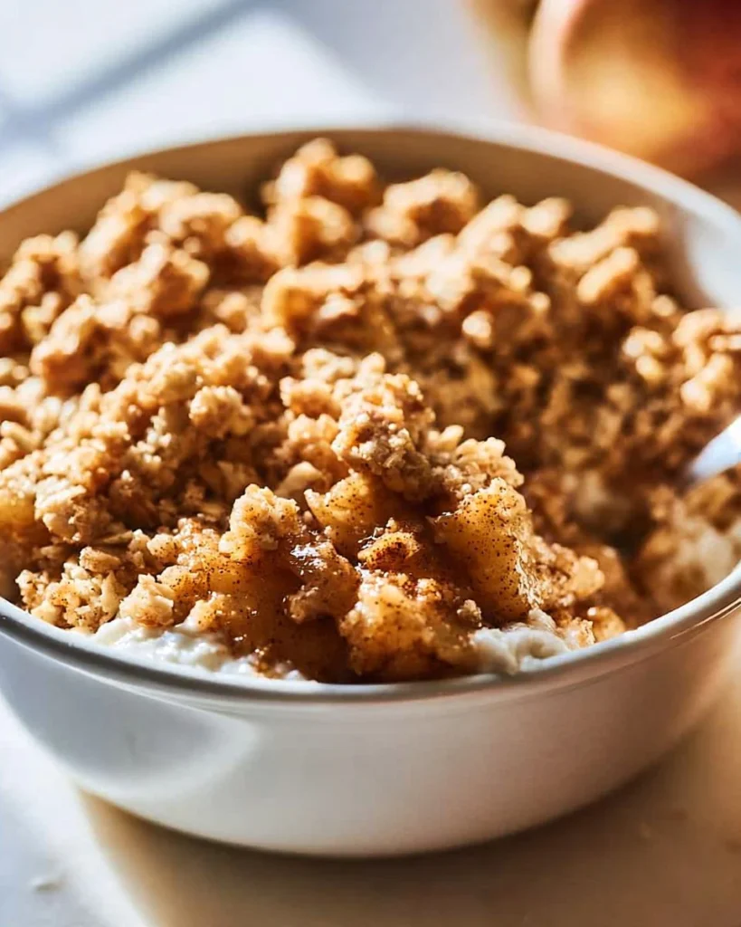 Delicious 30-minute apple crisp with a crispy topping and warm apple filling