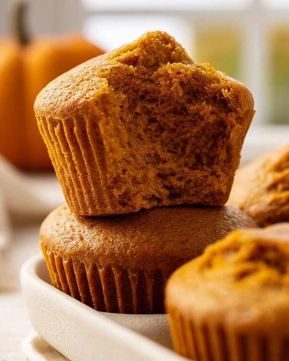 High Protein Pumpkin Muffins